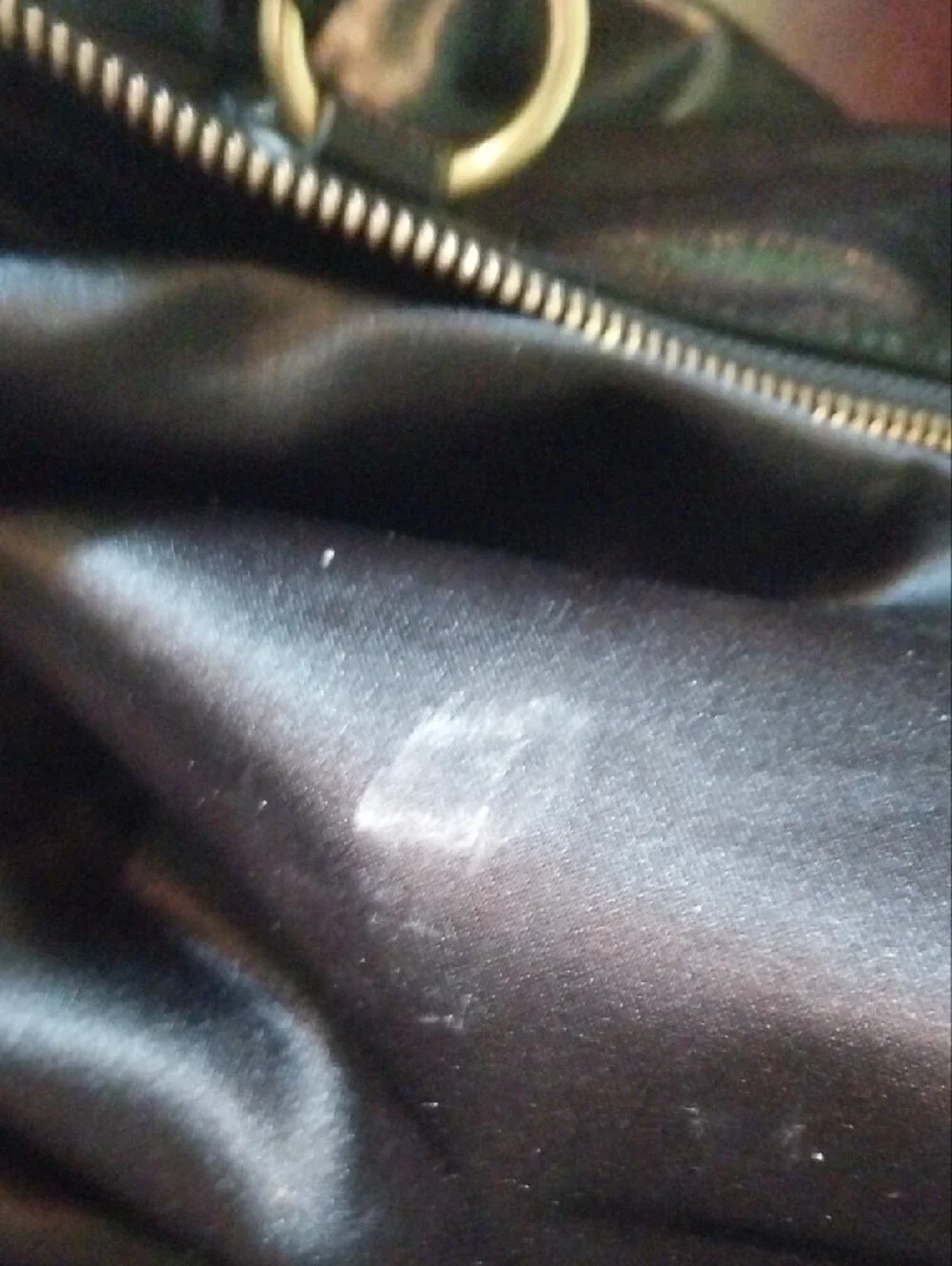 Coach Black Patent Leather Shoulder Bag with Gold Hardware